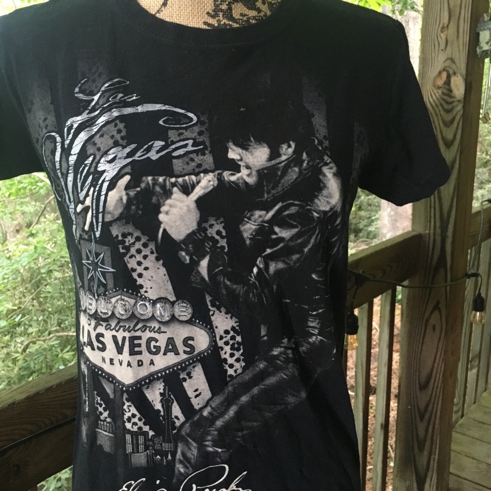 Black Elvis Tee